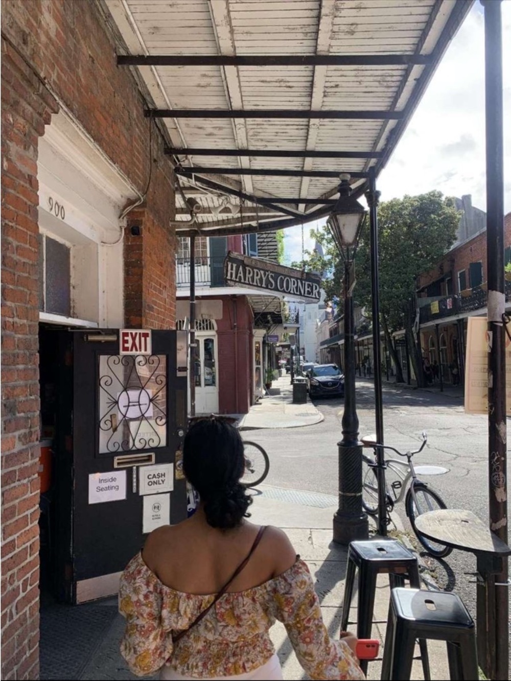 Forever 21 Floral Tie-Front Blouse in Yellow, Pink & Cream